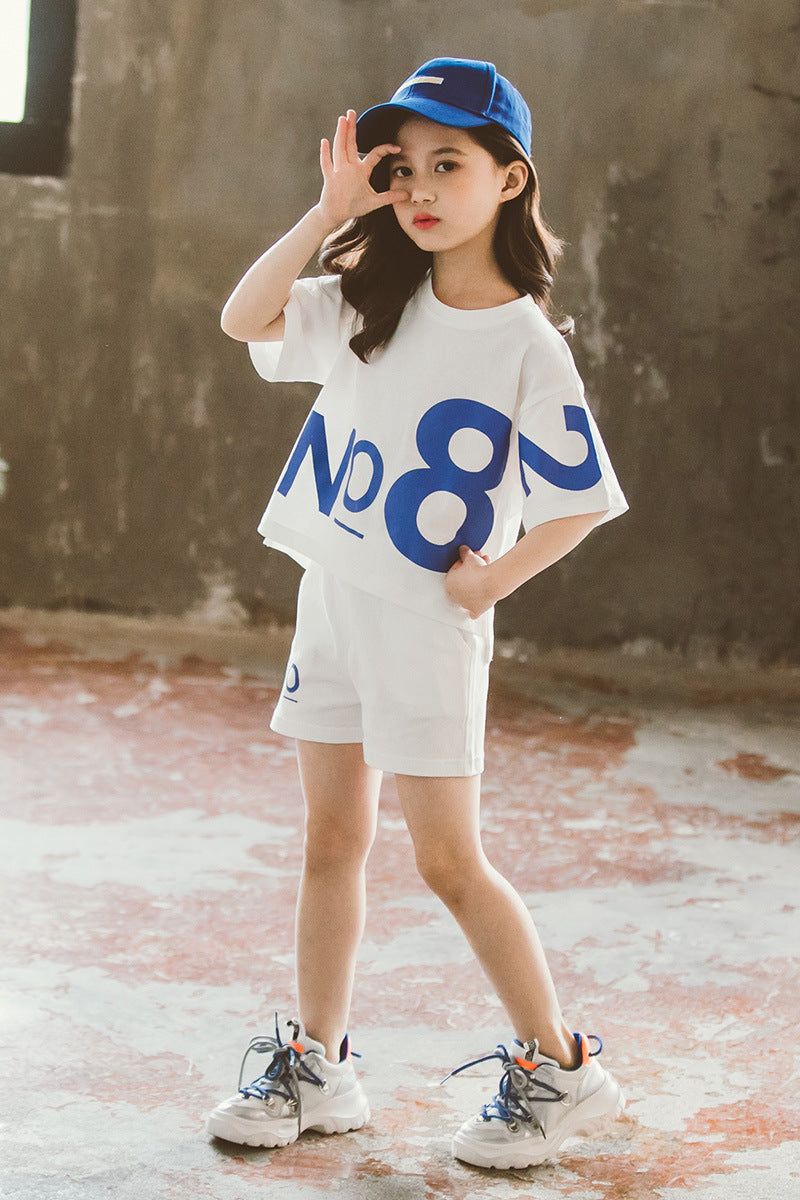 Ensemble deux pièces pour fille – Style occidental élégant