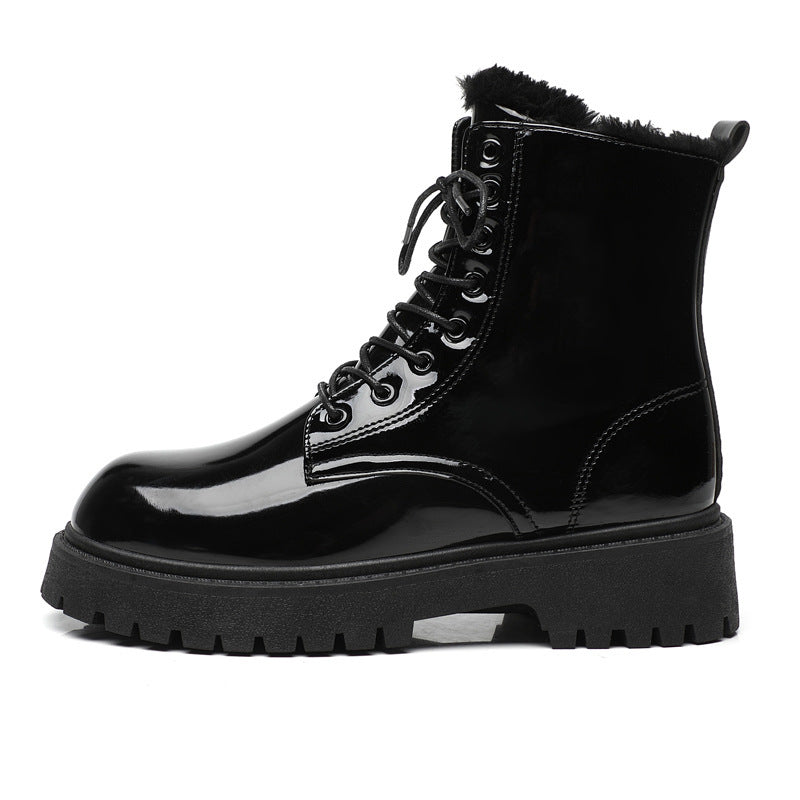 Bottes en Cuir Noir pour Homme – Style Britannique, Confort et Élégance