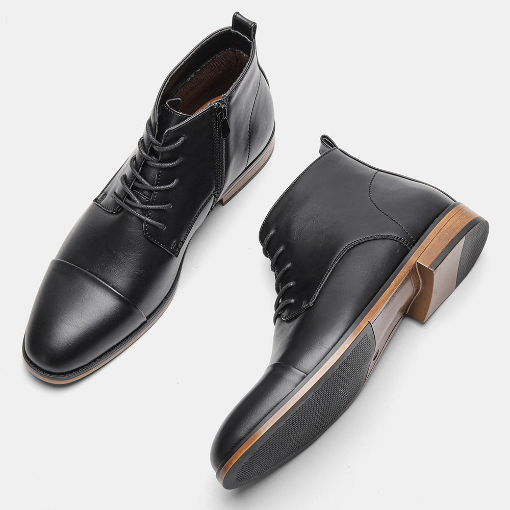 Bottes Chelsea Homme en Cuir – Confort, Élégance et Grande Taille avec Fermeture Éclair Intérieure