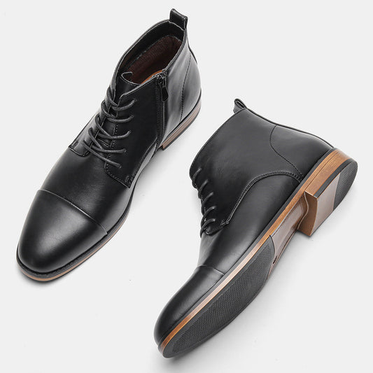 Bottes Chelsea Homme en Cuir – Confort, Élégance et Grande Taille avec Fermeture Éclair Intérieure