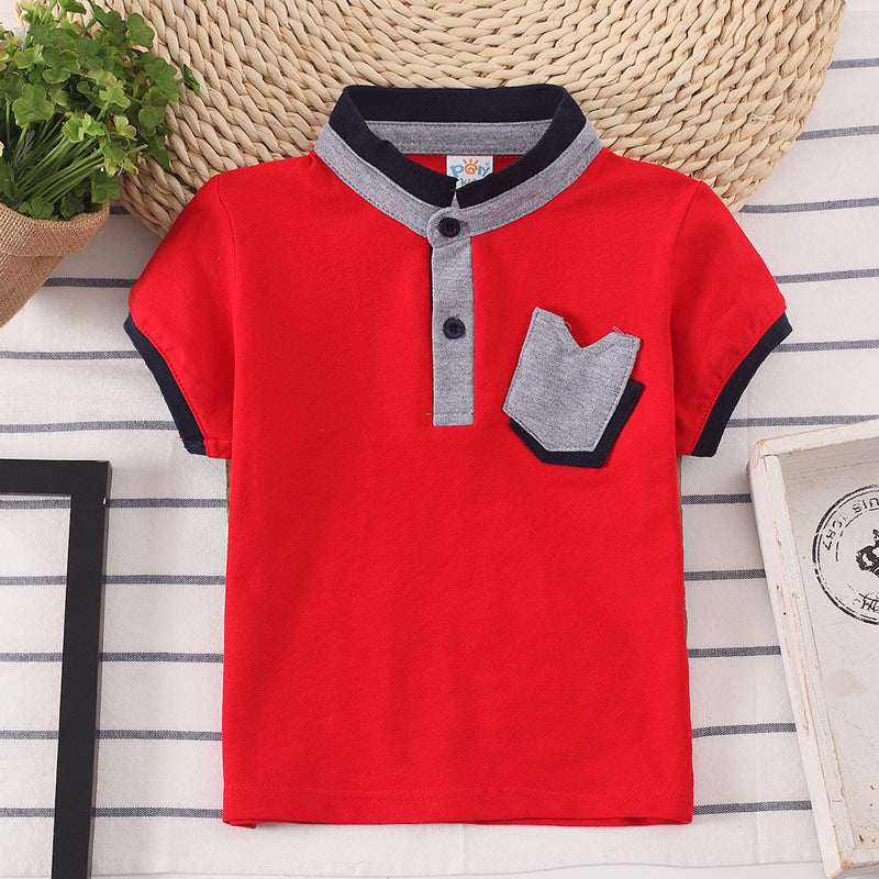 Polo enfant manches courtes – Confort et style décontracté