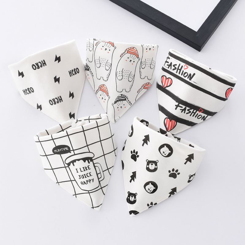 Bavoir Bébé en Coton 6 Couches – Ultra Absorbant, Doux et Pratique