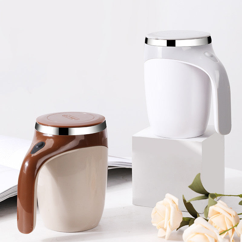 Tasse à Mélangeur Automatique Rechargeable – Mélangeur Électrique pour Café, Thé et Milkshake