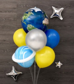 Kit de Ballons "Noir Étoilé" – 120 Pièces
