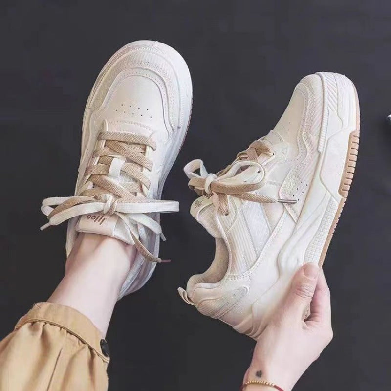 Sneakers basses en caoutchouc – style printanier