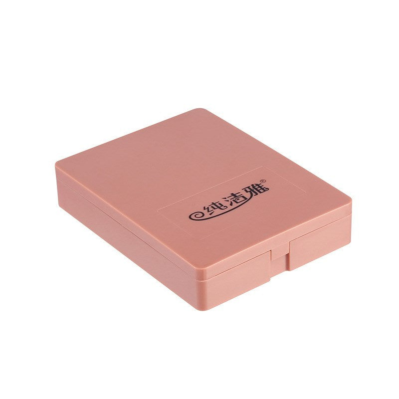 Set 5 pinceaux de maquillage – Poudre, fond de teint, blush, ombre à paupières – Avec miroir – Voyage