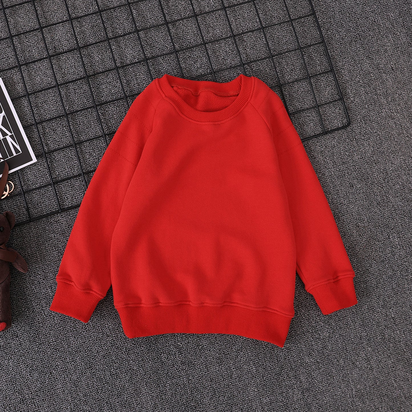 Pull en coton pur pour enfants – Haut tendance pour le printemps et l'automne