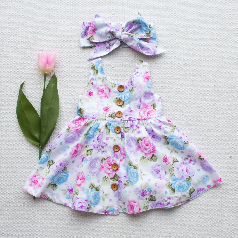 Robe de princesse bébé fille – Robe élégante et confortable pour cérémonie