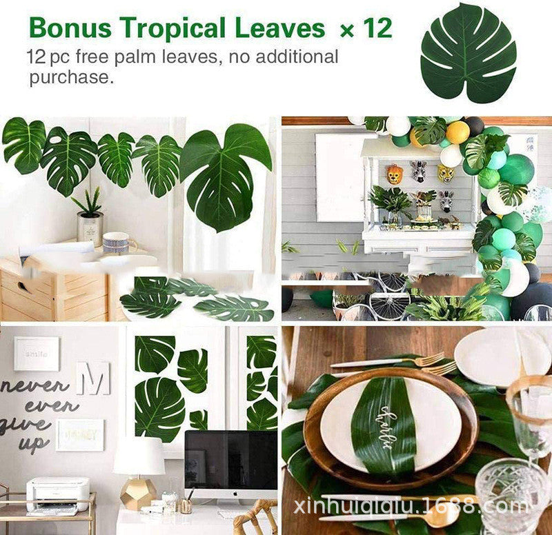 Kit de Décoration de Fête Thème Jungle – Guirlande de Ballons