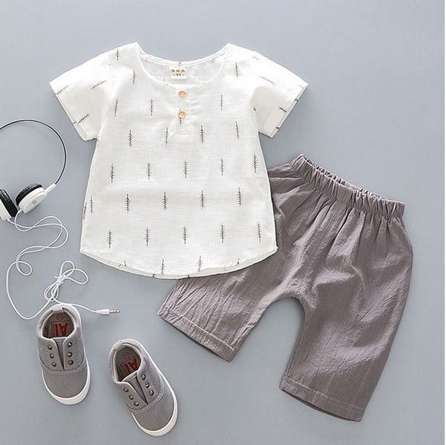 Ensemble d'été pour bébé garçon – Tenue légère et confortable