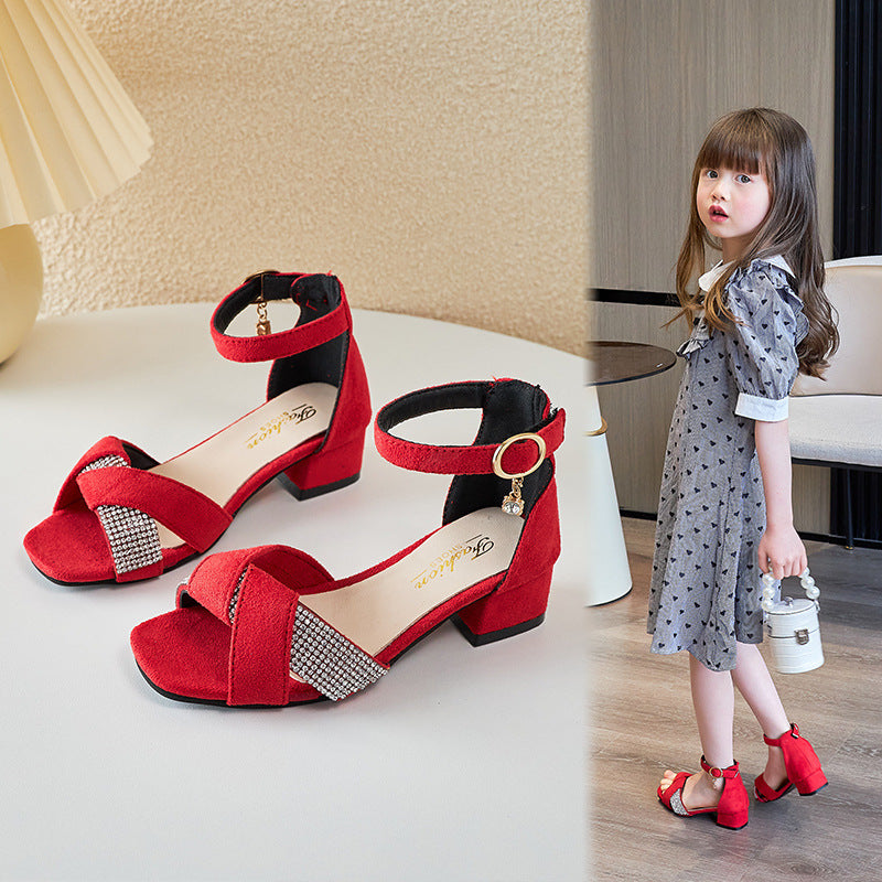 Chaussures de princesse pour enfants – Semelle souple et antidérapante – Confort et style