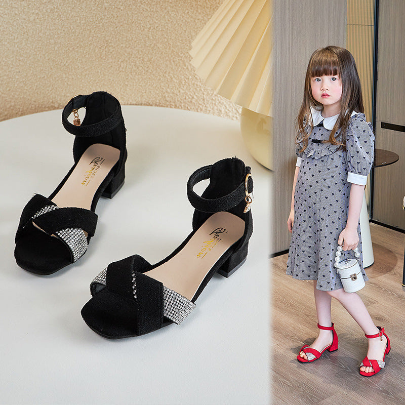 Chaussures de princesse pour enfants – Semelle souple et antidérapante – Confort et style