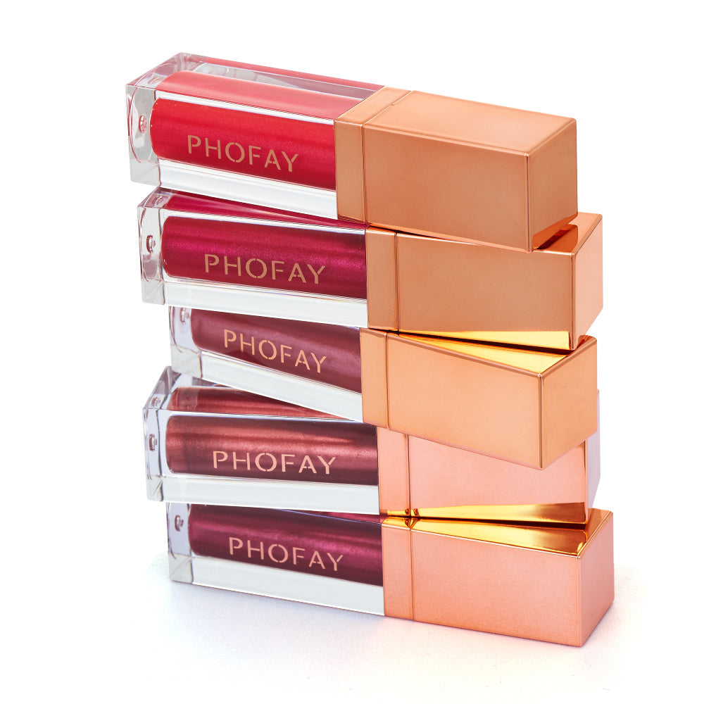 Gloss Ultra‑Shiny PHOFAY – Effet miroir hydratant