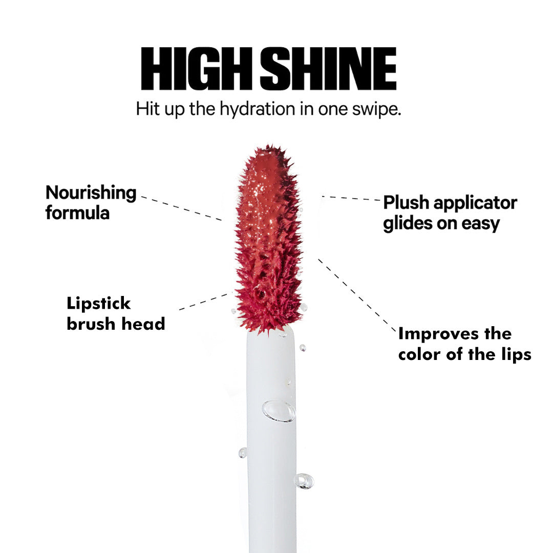 Gloss Ultra‑Shiny PHOFAY – Effet miroir hydratant