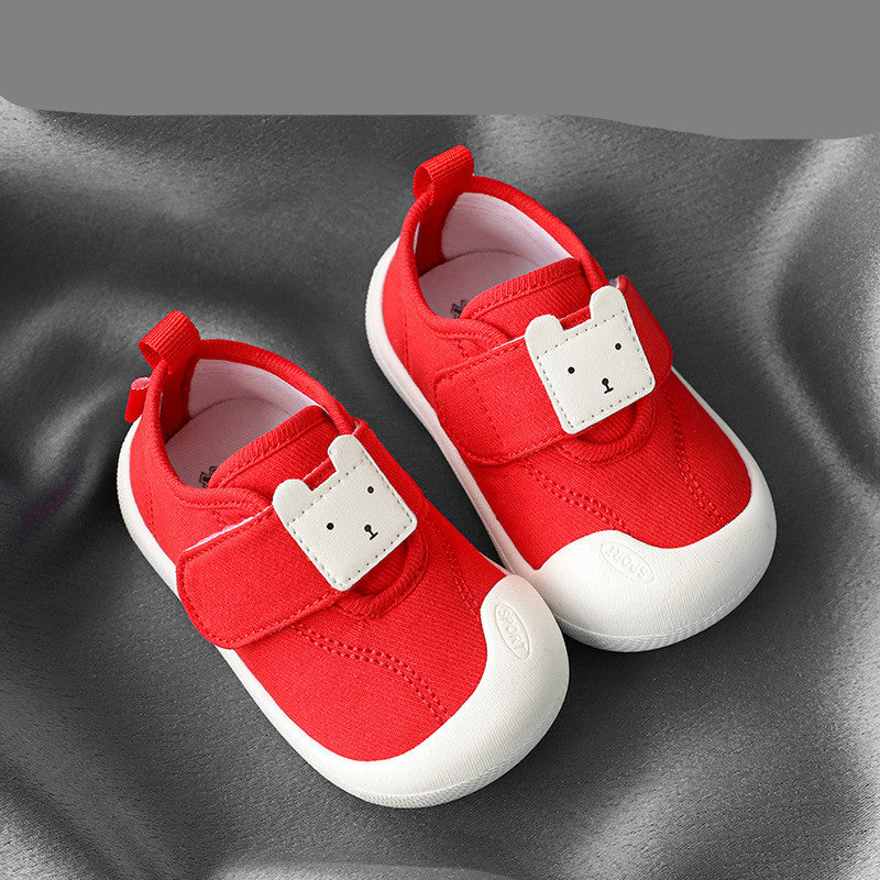Chaussures en tissu coton pour bébé et tout-petit – Souples, respirantes et antidérapantes