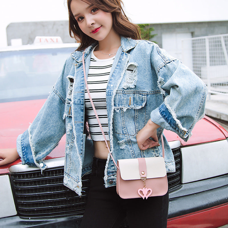 Petit sac bandoulière étudiant tendance