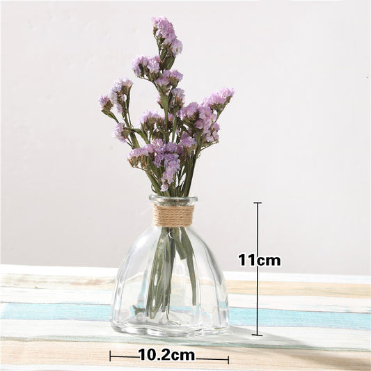 Vase en verre de style européen pour la maison – Ornement décoratif moderne pour salon ou bureau