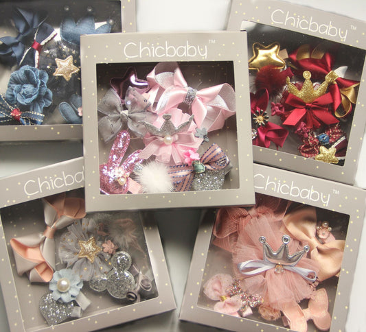 Set Coiffures Fille – Coffret Cadeau de Noël, Confortable et Stylé