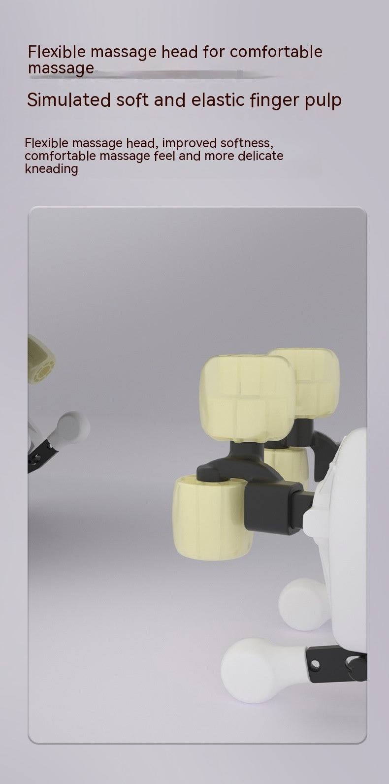 Appareil de massage cervical et trapèze – rouleau manuel 360°