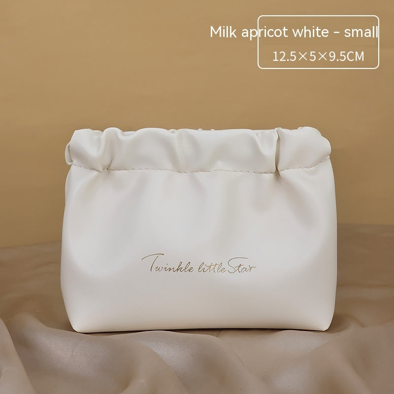 Trousse de toilette cuir grand volume