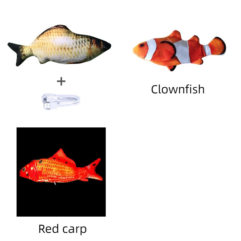 Jouet Poisson Électrique Sautillant – Version sans Catnip