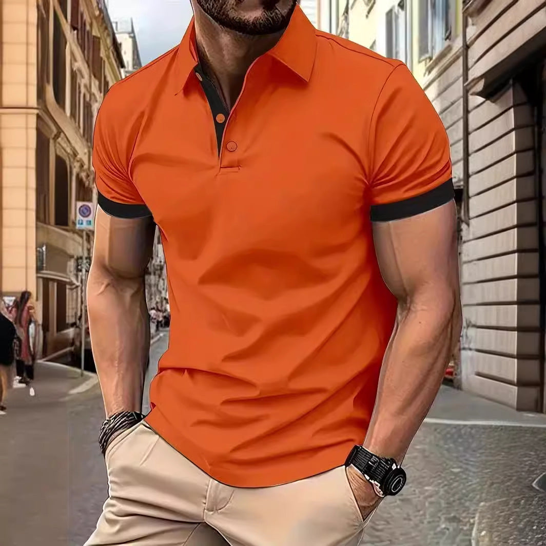 Polo Homme Été – Style Chemise Business, Léger et Élégant