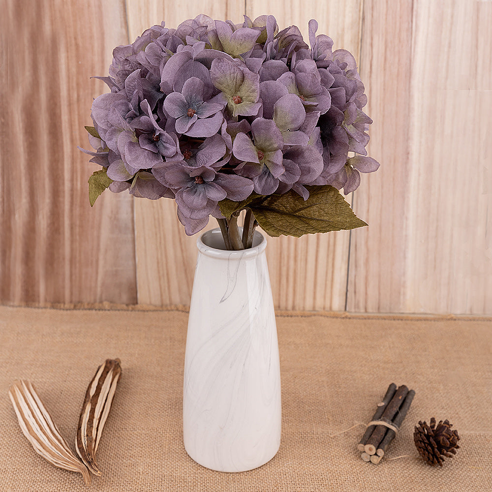 Branche d'hortensia artificielle – décoration florale automnale pour maison ou mariage