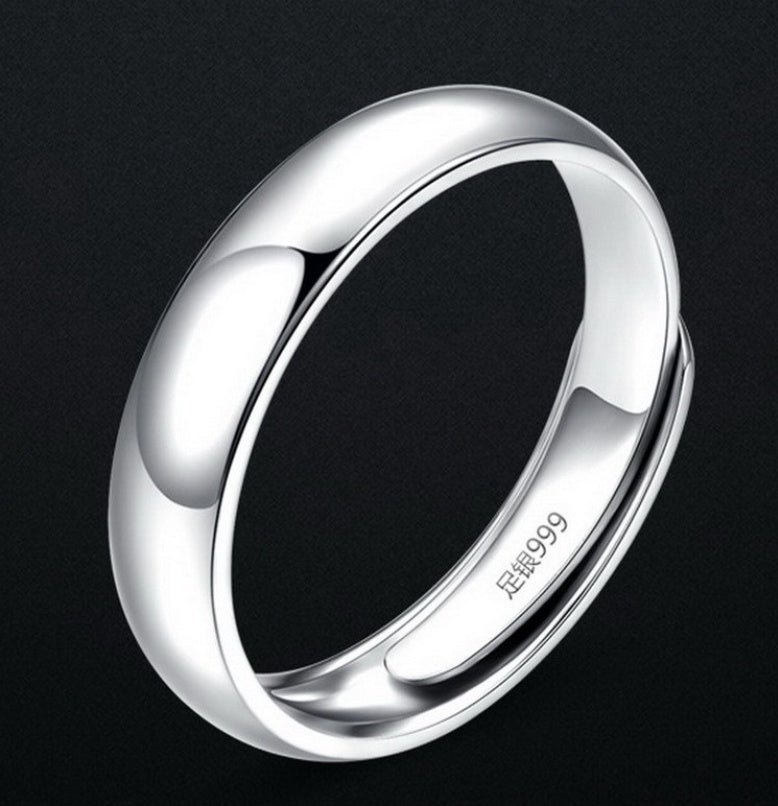 Bague Homme en Argent Massif – Design Simple et Brillant