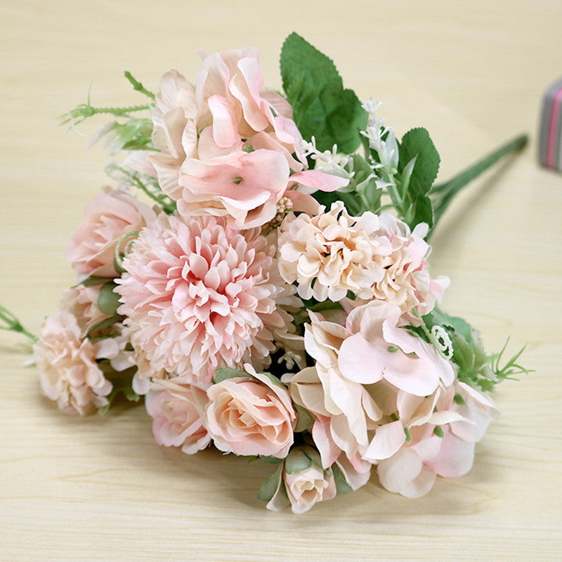 Bouquet de fleurs artificielles en soie – Décoration élégante pour maison et événements