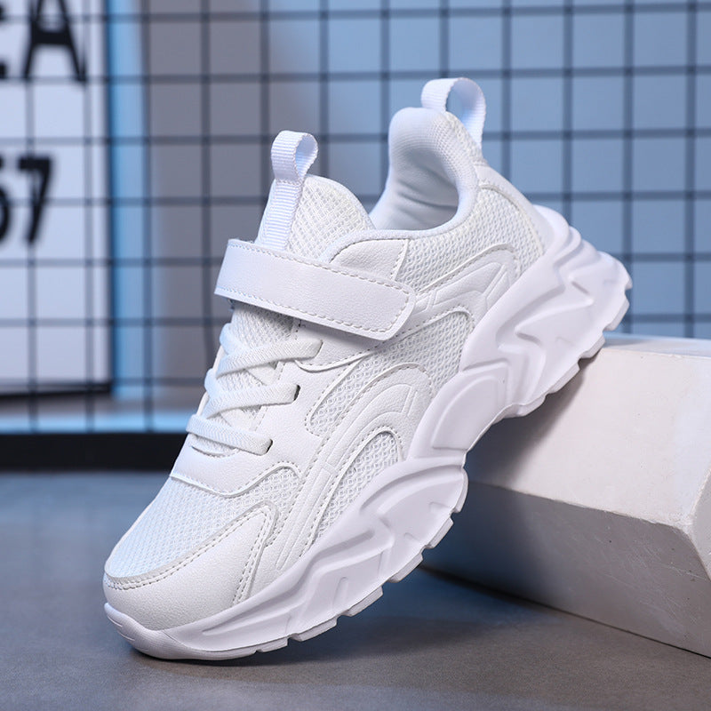 Chaussures en cuir pour enfants avec semelle souple – Élégantes et confortables