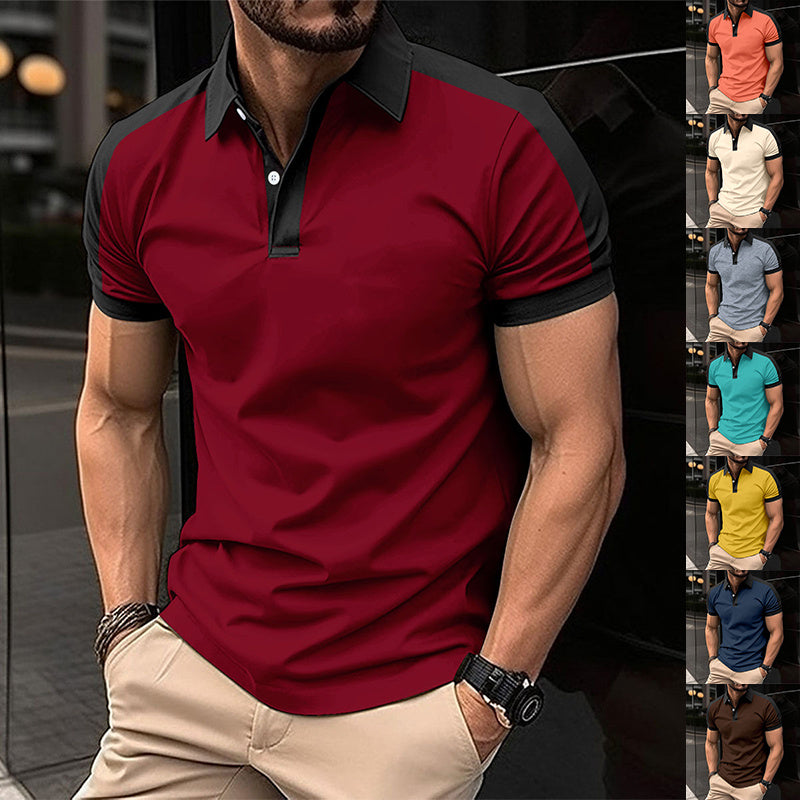 Polo Homme Été – Style Chemise Business, Léger et Élégant