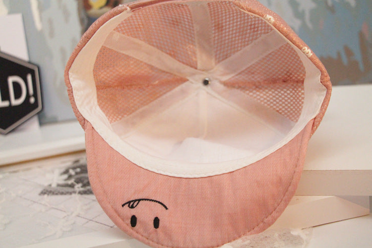 Chapeau de Soleil Été Bébé – Motifs Cartoon Amusants & Protection UV