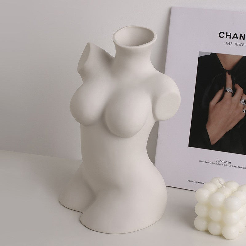 Vase en céramique moderne – Décoration élégante pour salon et cadeau
