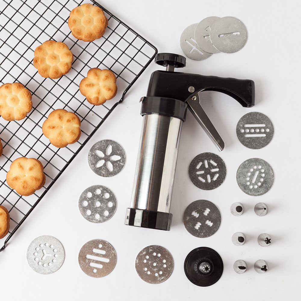 Presse à biscuits manuelle – Machine à biscuits multiforme avec disques interchangeables