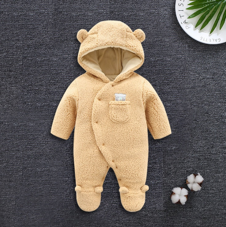 Combinaison d'hiver en coton pour bébé – Vêtement chaud et confortable