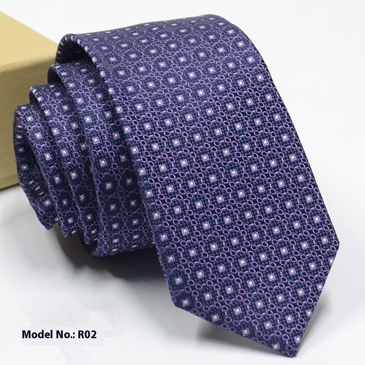 Cravate jacquard élégante – Accessoire de mariage raffiné pour homme