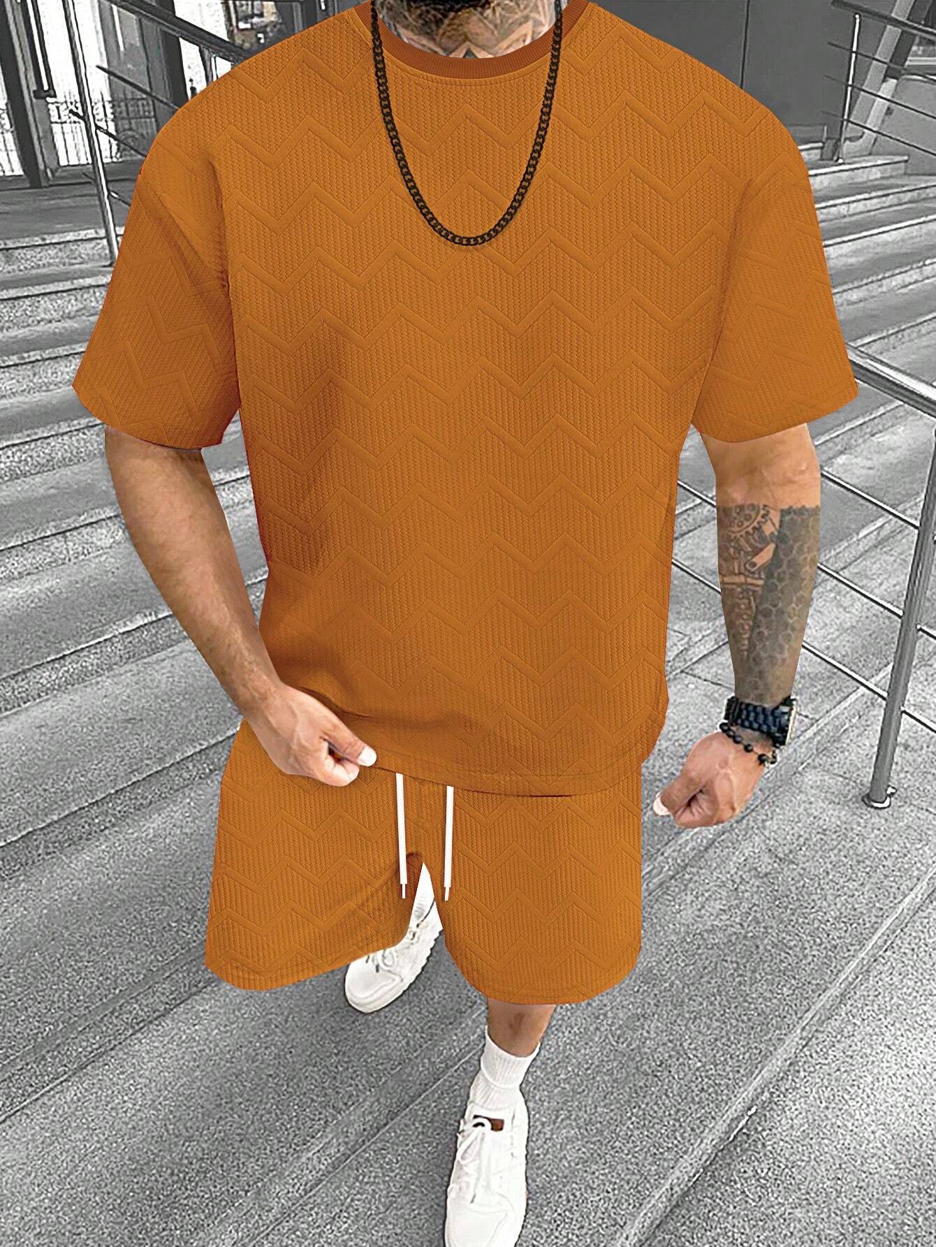 Ensemble homme manches courtes et shorts – Simple, confortable et respirant