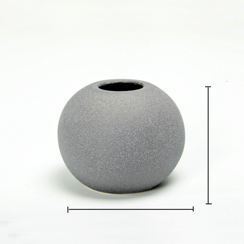 Vase déco nordique en céramique – Ornement intérieur élégant