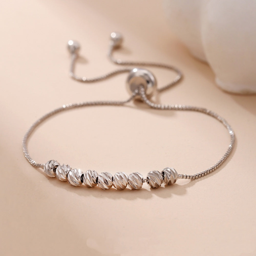 Bracelet à perles chanceuses – chaîne boîte 9 perles