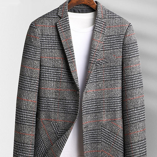 Costume homme haut de gamme – Style élégant automne-hiver pour homme mature