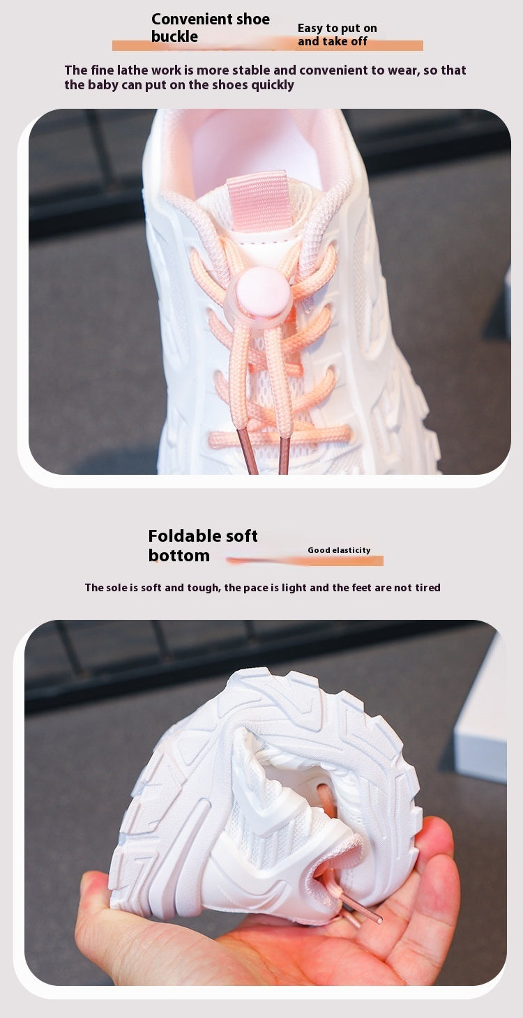 Chaussures de sport en maille respirantes pour filles – Confort et style pour l'été