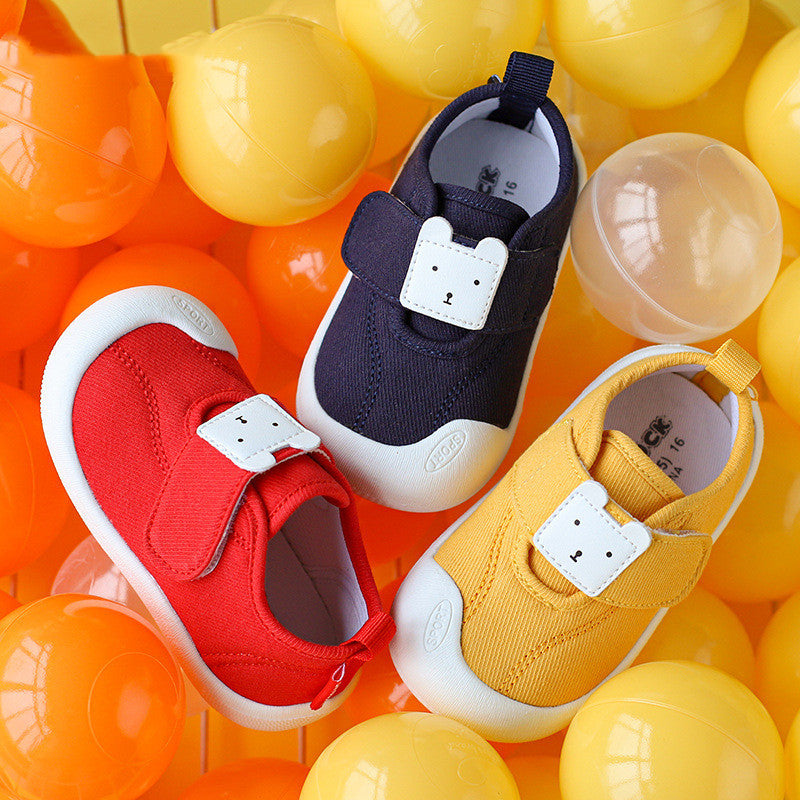 Chaussures en tissu coton pour bébé et tout-petit – Souples, respirantes et antidérapantes