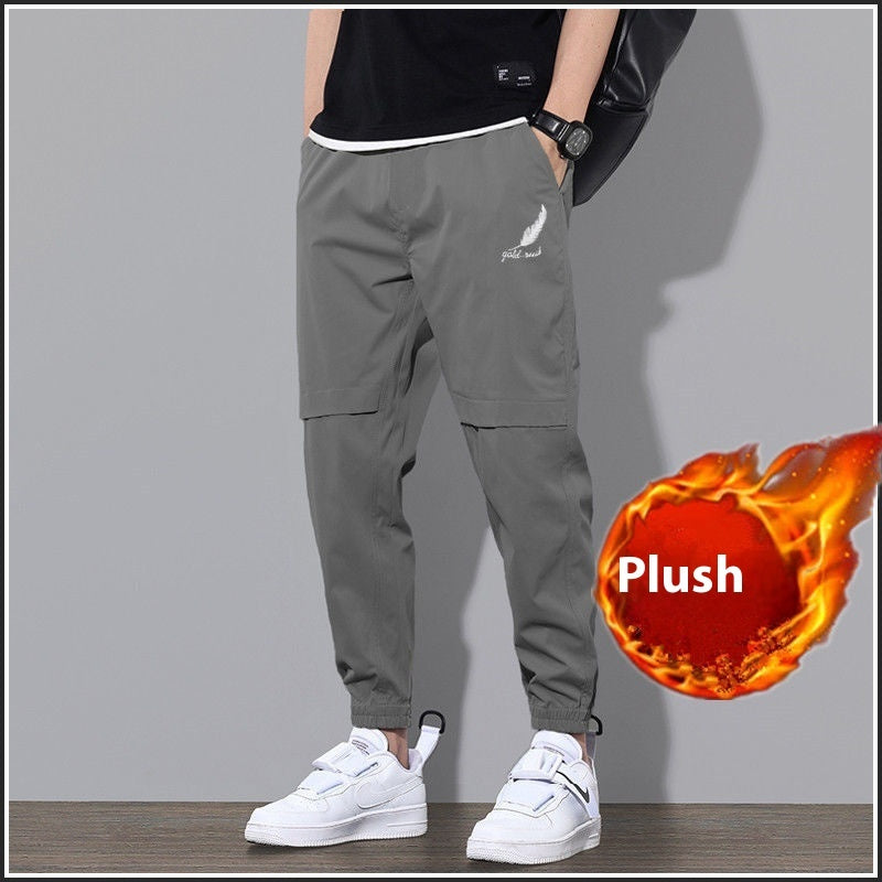 Pantalon Homme Velours Matelassé – Style Casual et Confort Hiver
