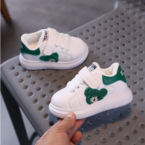 Chaussures sportives enfants motif ourson – Légères, fun et confortables