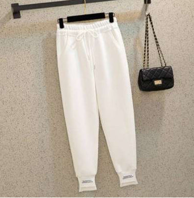 Loose Leg Binding Women's Wool Pants