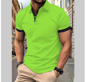 Polo Homme Été – Style Chemise Business, Léger et Élégant