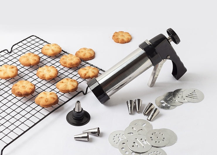 Presse à biscuits manuelle – Machine à biscuits multiforme avec disques interchangeables