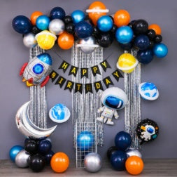 Kit de Ballons "Noir Étoilé" – 120 Pièces