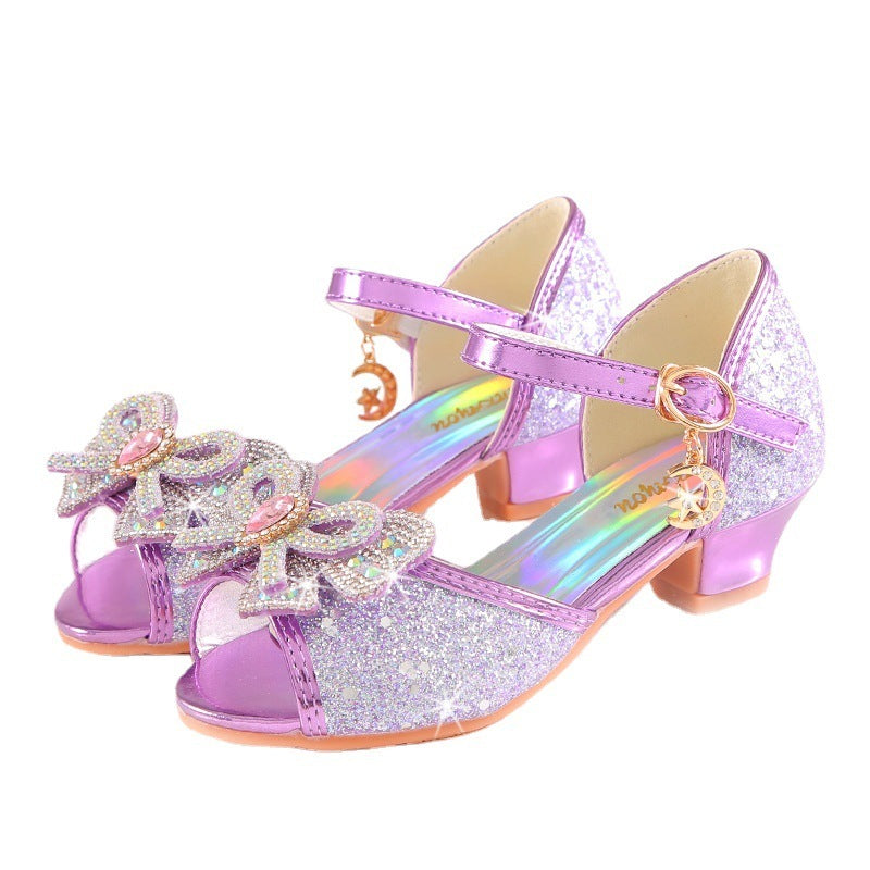 Chaussures de princesse à talons pour enfants – Élégantes et festives