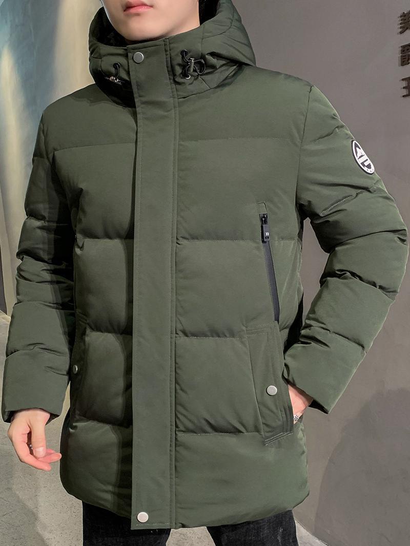 Doudoune hiver homme épaissie – Veste en coton chaude pour jeunes